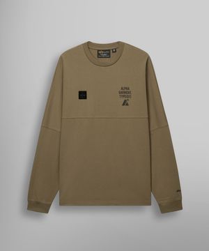 UNFRM 롱슬리브 그래픽 티 탄