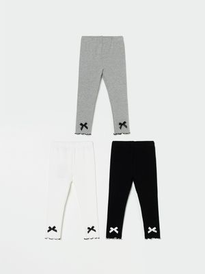 로로리본 레깅스 - 3 COLOR