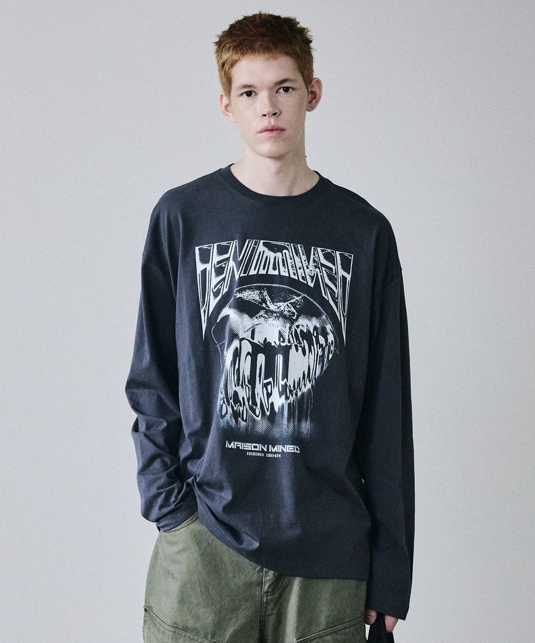 STICKY LONG SLEEVE CHARCOAL