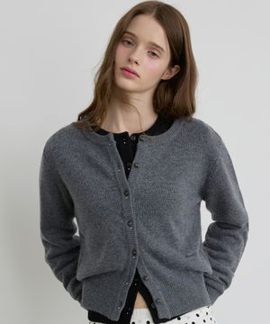 스터드 포인트 라운드 가디건 MGR