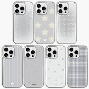 (+맥세이프) 실버 에폭시범퍼 그레이에디션(ver2) 모음전 케이스 - 아이폰/갤럭시