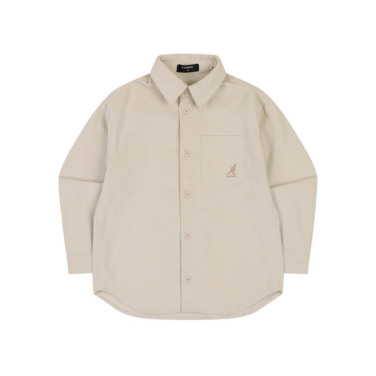 캉골키즈(KANGOL KIDS) 코듀로이 베이직 셔츠 RC 0104 아이보리