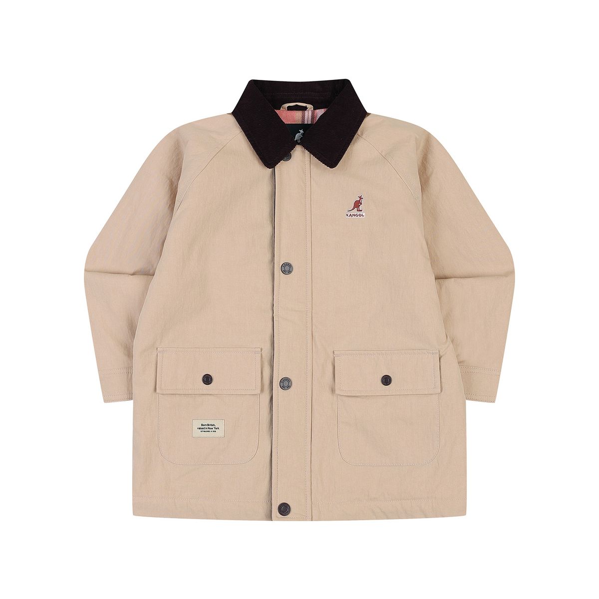 캉골키즈(KANGOL KIDS) 라이트 패디드 워크 자켓 RC 0101 베이지