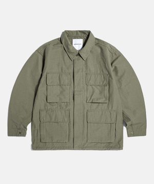 Washed CN BDU Jacket Dusty Olive