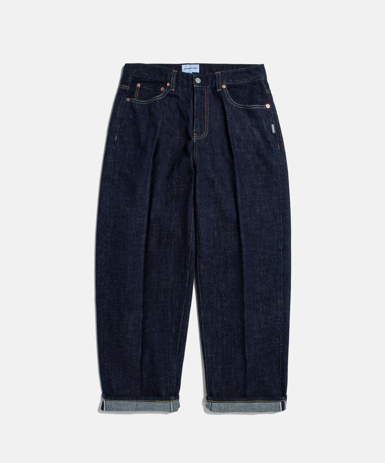Selvedge Center Press Denim Pants Dark Indigo