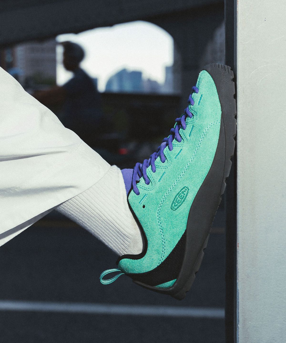킨(KEEN) 재스퍼 여성 스니커즈 WINTER GREEN/PURPLE OPULENCE