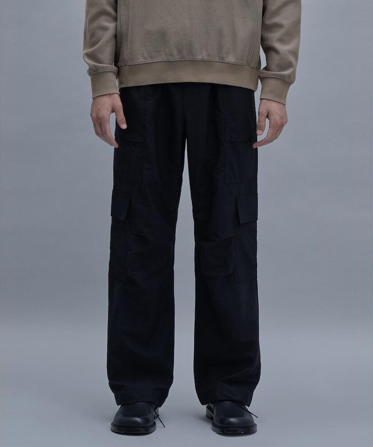 시프트지(SHIFT.G) Wide Utility Cargo Pants  Black