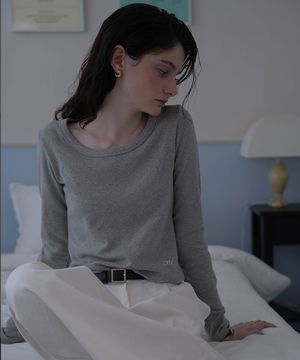 Basic Cotton Long Sleeve [Melange]
