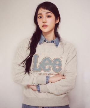 코듀로이 빅 트위치 기모 맨투맨 오트밀