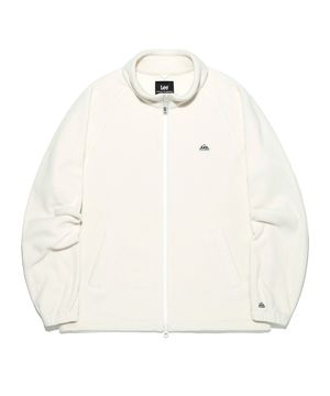 폴라 플리스 집업 자켓 아이보리