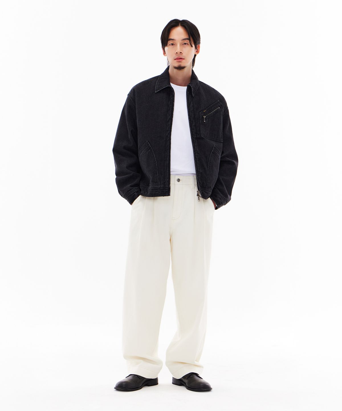 리(LEE) 유니 워크 데님 팬츠 에크루