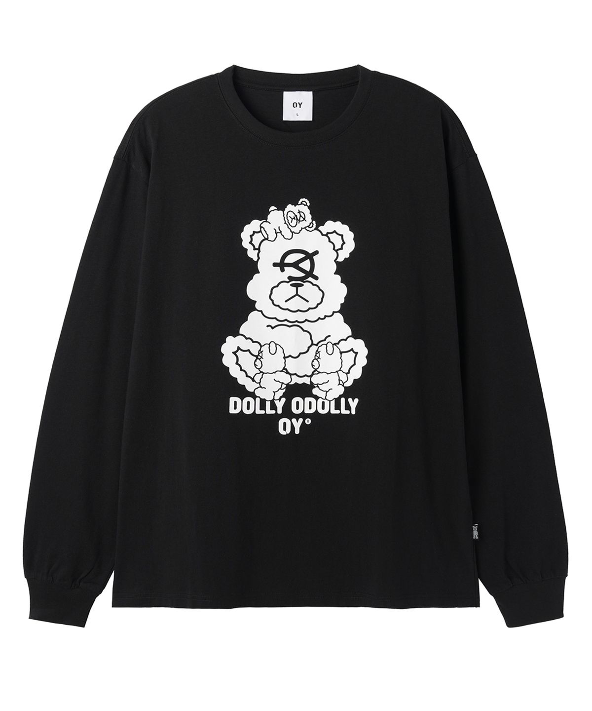 오픈야드(오와이)(OPENYARD(OY)) MULTI DOLLY L/S TEE - BLACK