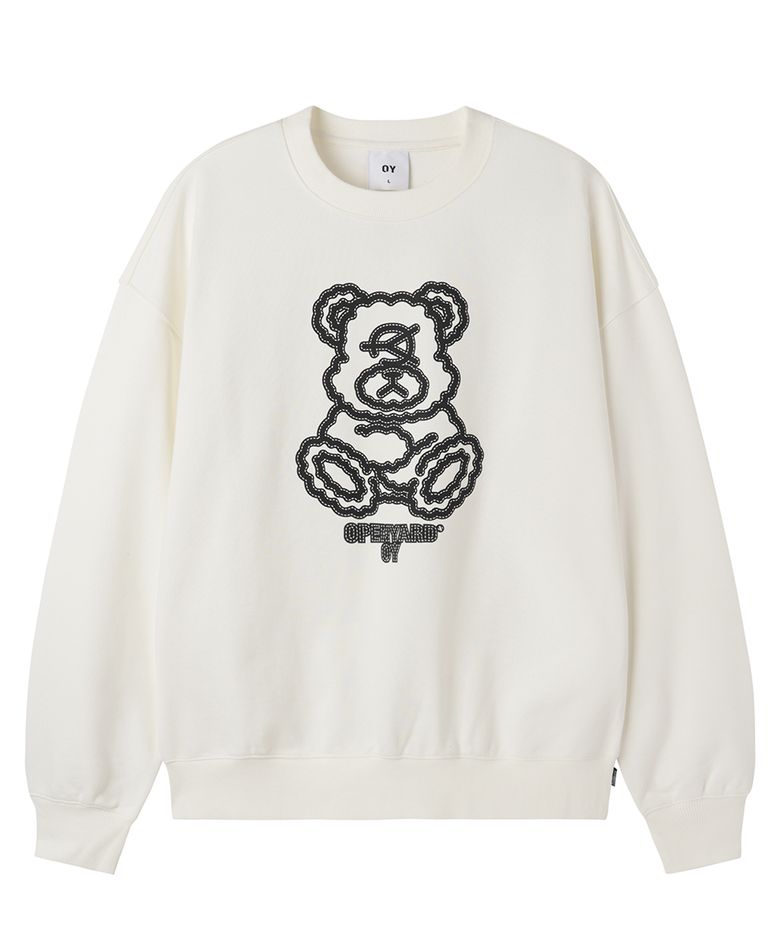 LINEWORK DOLLY CREWNECK - WHITE