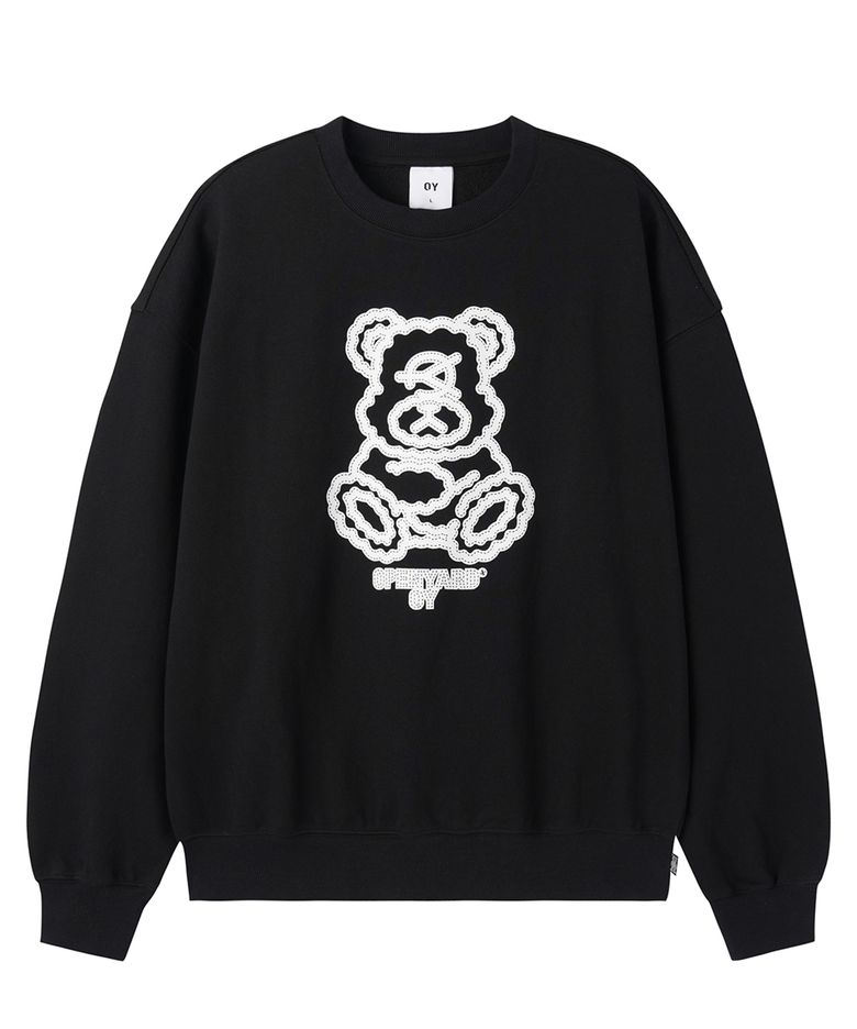 LINEWORK DOLLY CREWNECK - BLACK