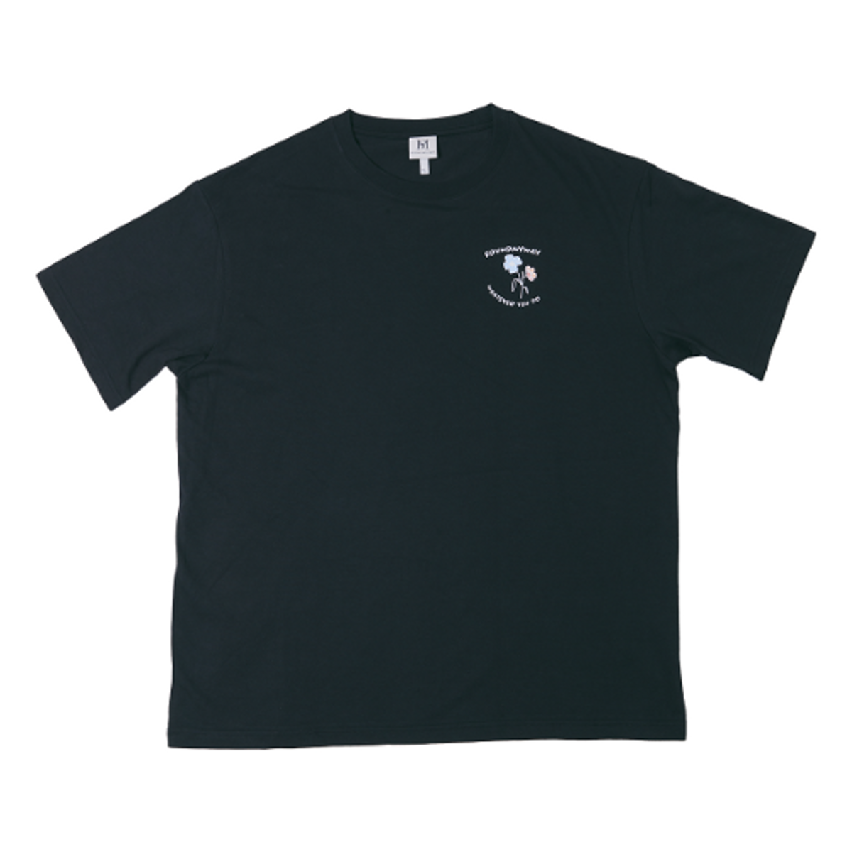 파운드마이웨이(FOUND MY WAY) FMW Flower Logo T-shirt - Black