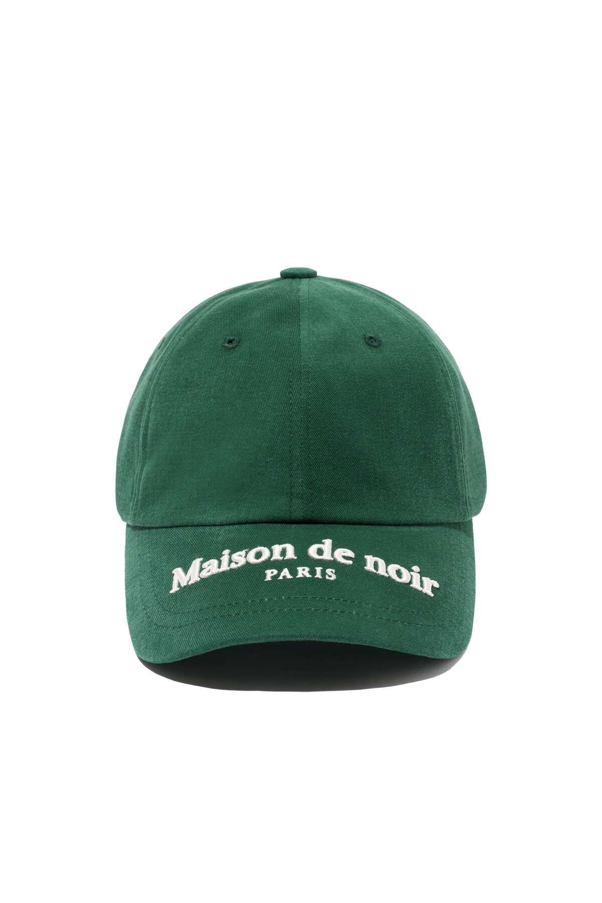 메종 드 누아(MAISON DE NOIR) AVANT LOGO CAP GREEN