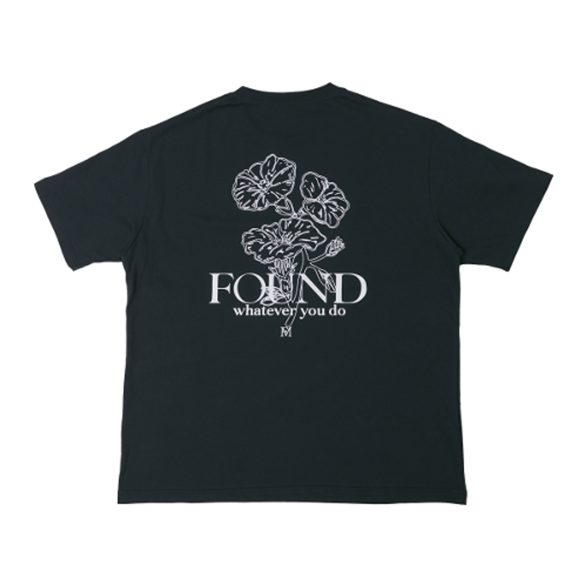 파운드마이웨이(FOUND MY WAY) FMW Flower Graphic T-shirt - Black