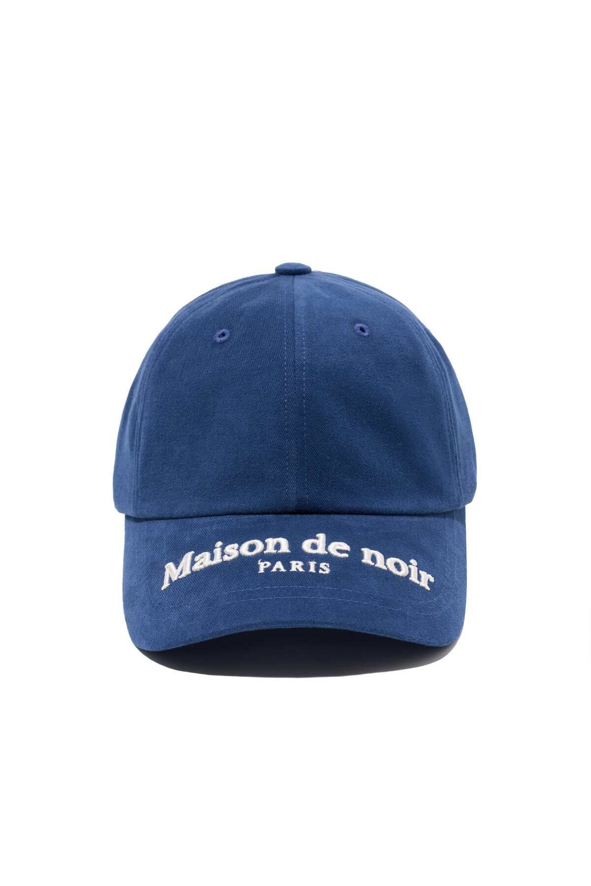 메종 드 누아(MAISON DE NOIR) AVANT LOGO CAP BLUE