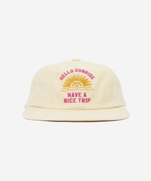 VTG Arch Logo Relaxed Fit 6P Cap_Ivory