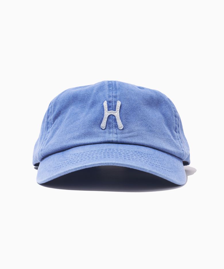 H Logo Cotton Ball Cap_Blue