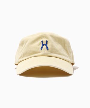 H Logo Cotton Ball Cap_Light Yellow