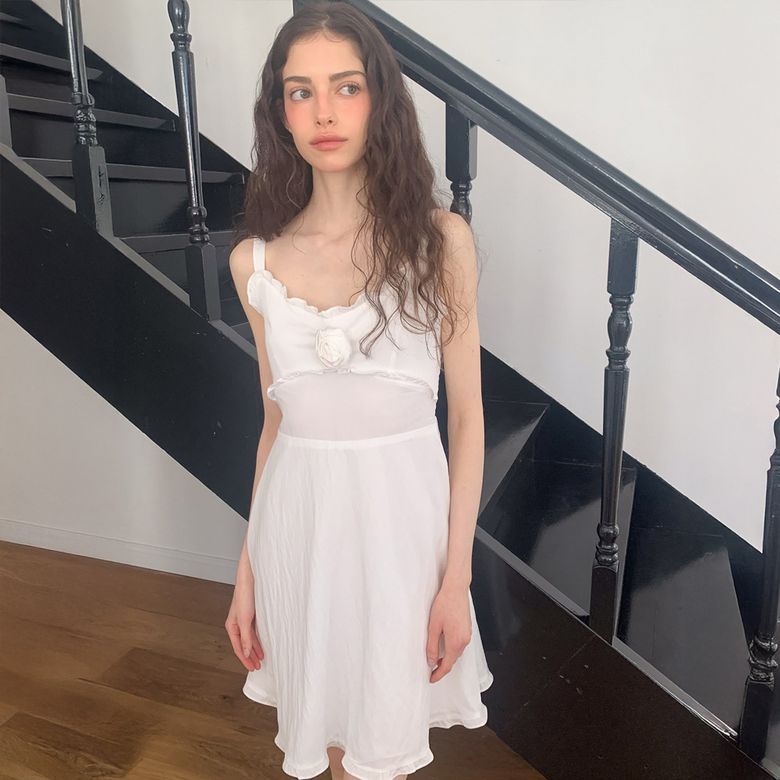 April Dress / White