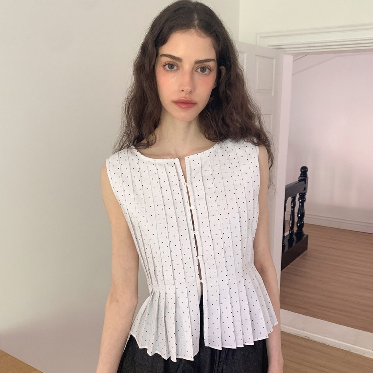 리리수(LILISU) Dottie Blouse / White