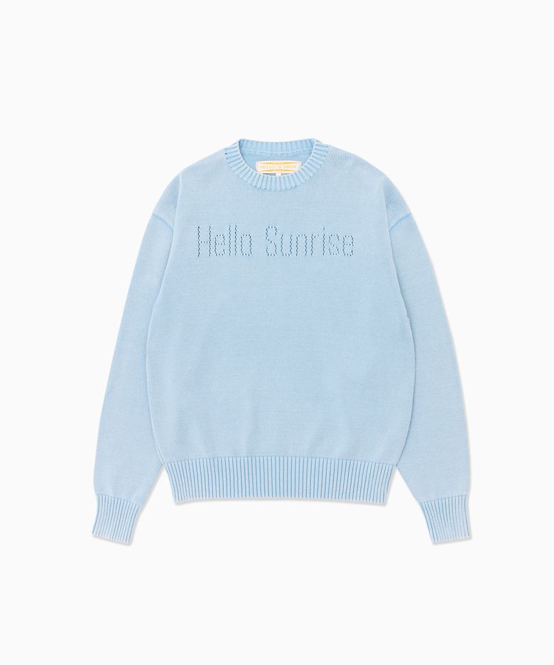 HS Classic Typo Knit_VTG Blue