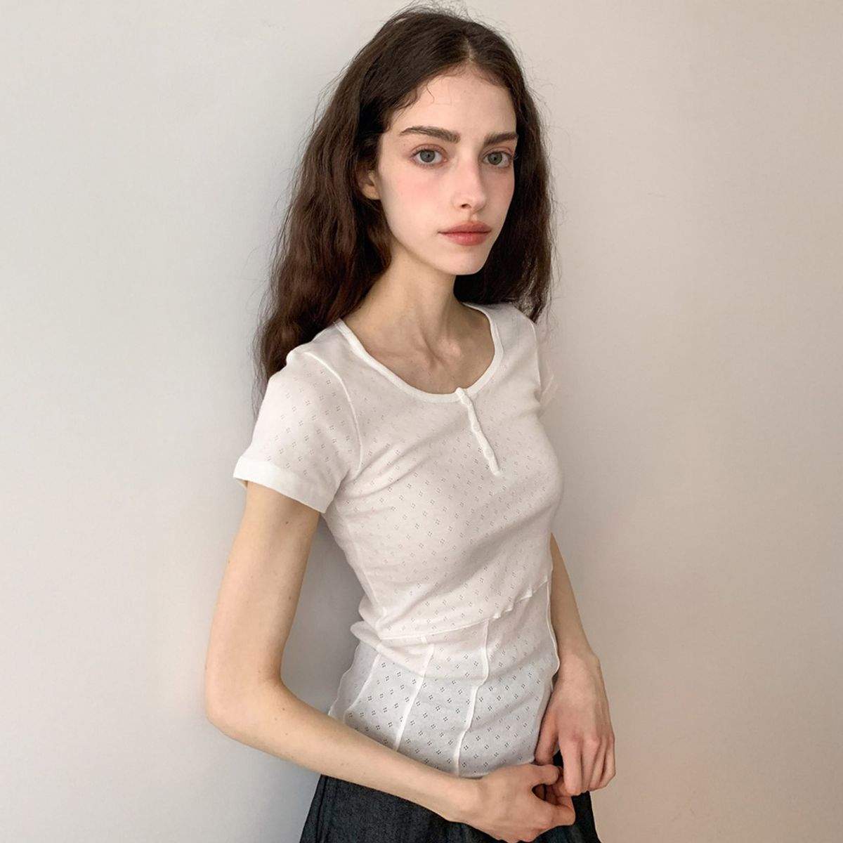 리리수(LILISU) Gemma Tshirts / White
