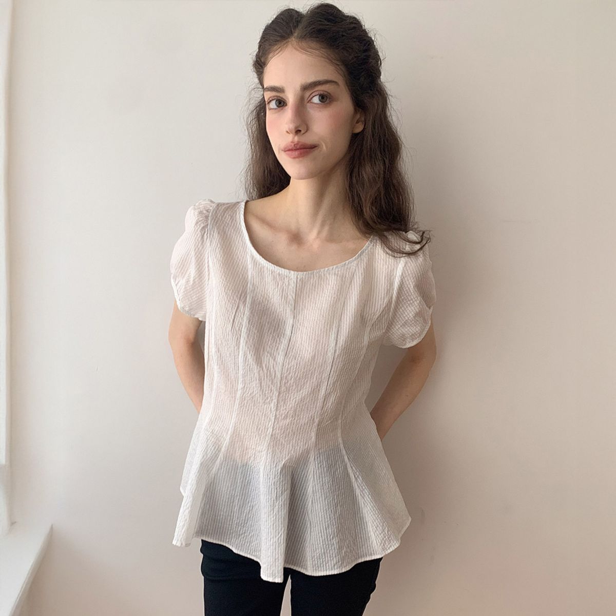 리리수(LILISU) Masion Blouse / White