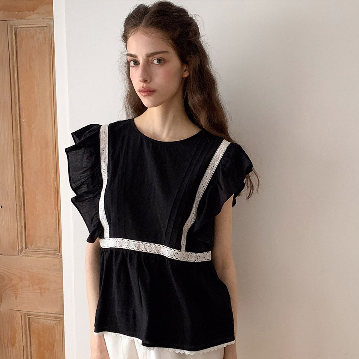 리리수(LILISU) Rose Blouse / Black
