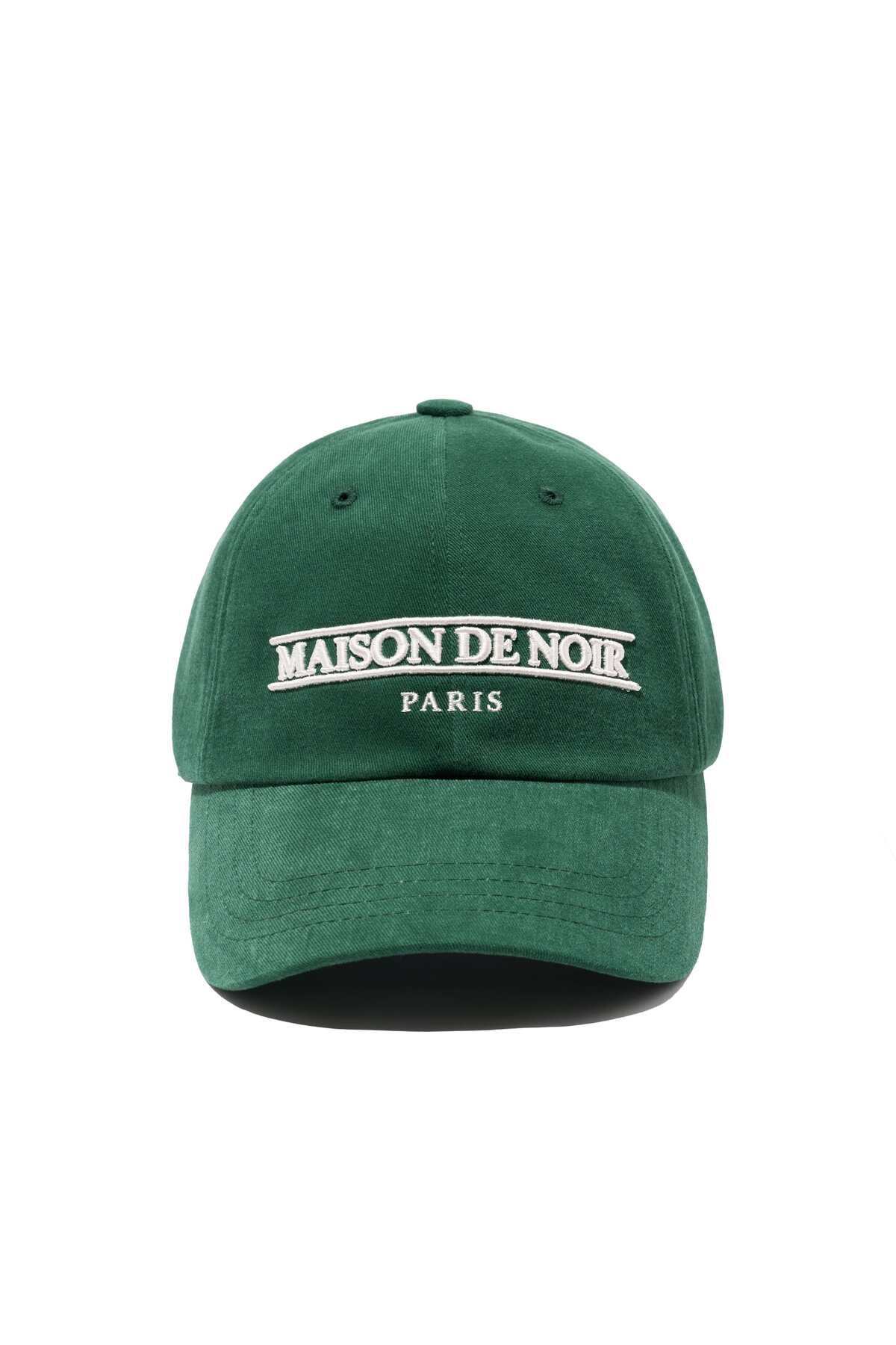 메종 드 누아(MAISON DE NOIR) ÉDITION LOGO CAP GREEN