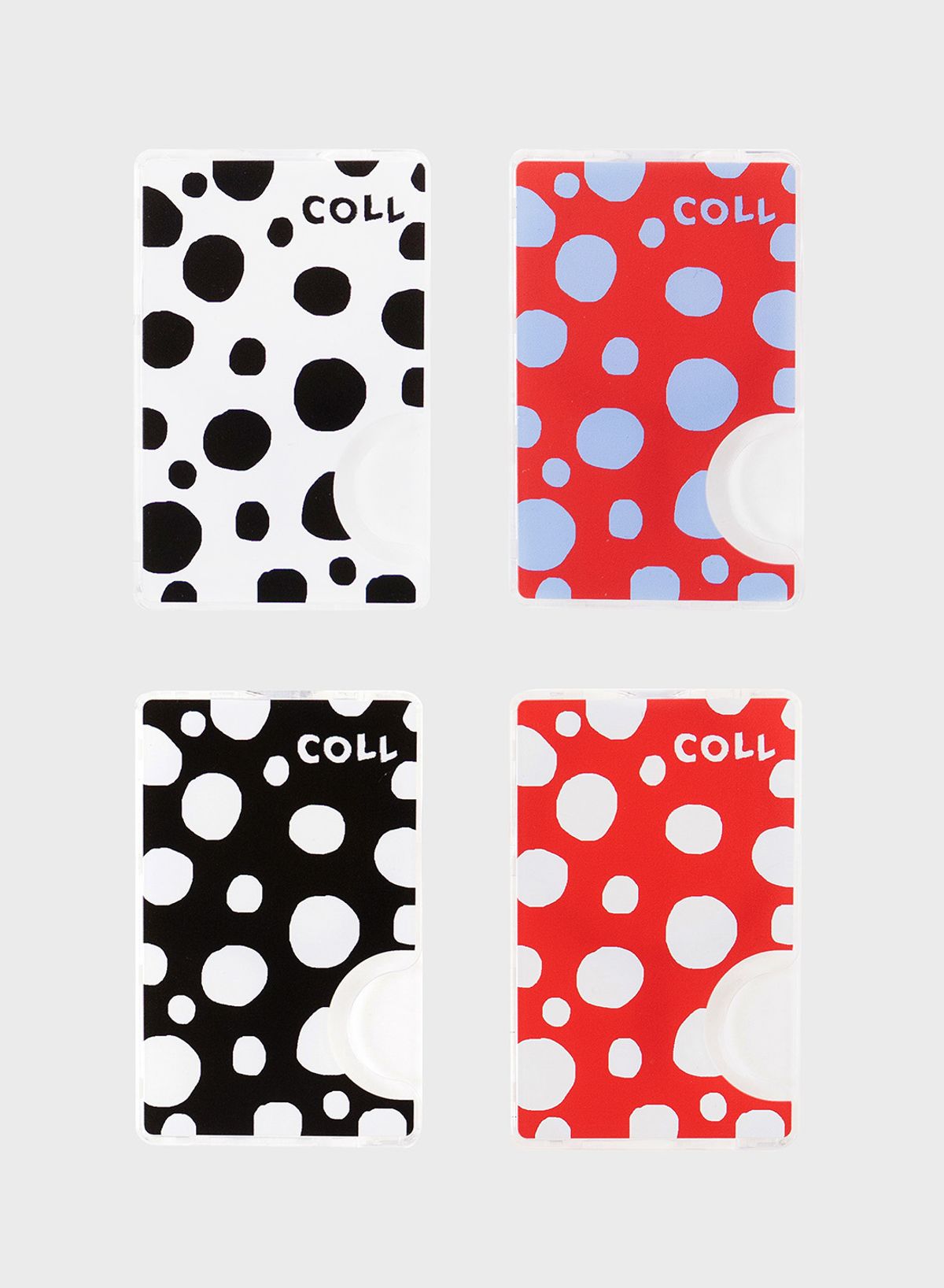 꼴라주바캉스(COLLAGEVACANCE) Polka Dot MagSafe Card Wallet (맥세이프 카드지갑) - 4color