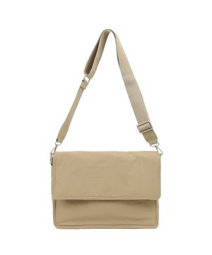 플랩 메신져백[베이지]