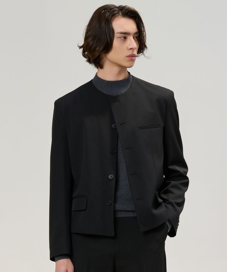 노카라 크롭 블레이저 (F01-3컬러)