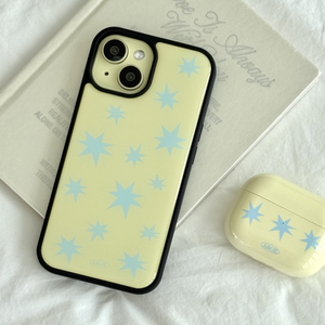 [+갤럭시] 레몬 스파클링 에폭시 케이스