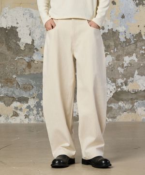 25 FW 세미 커브드 카치온 팬츠 (8컬러)