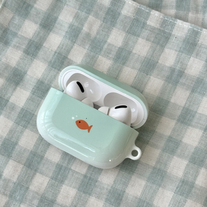 민트 금붕어  에어팟케이스