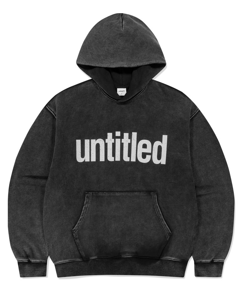 FADED UNTITLED HOODIE BLACK(MG2FFMM410A)