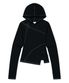 CURVED SLIM HOODIE BLACK(MG2FFFM419A)
