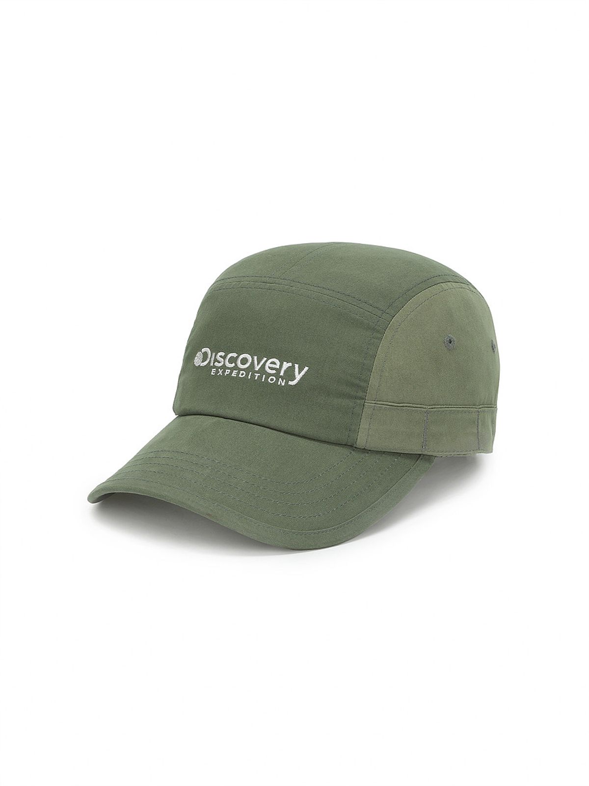 디스커버리 익스페디션(DISCOVERY EXPEDITION) 워싱 코튼 컬러블럭 캠프캡 (D/KHAKI)