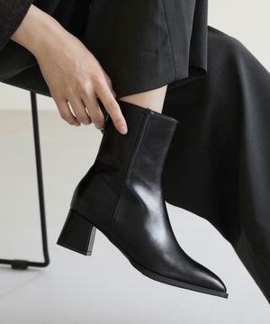 라미엘 스퀘어 앵클부츠 (5cm)