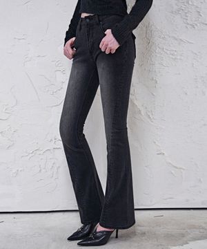 Shadow Line Bootscut Pants BLACK