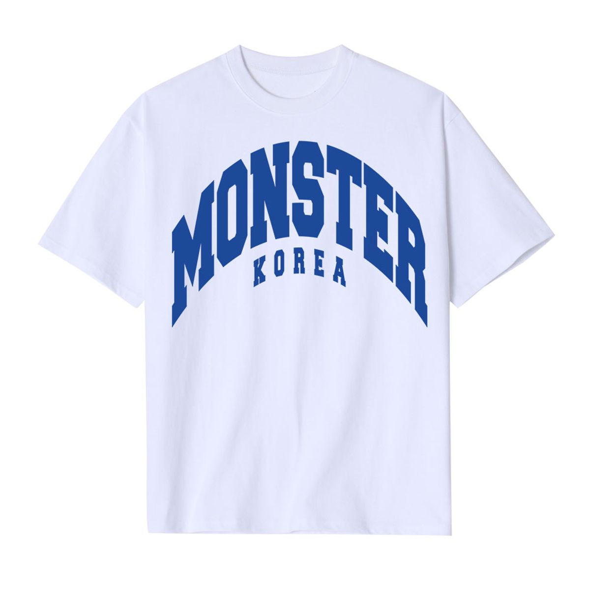 코리아몬스터(KOREAMONSTER) KM04 MONSTER 오버핏 반팔티 화이트