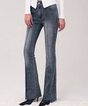 Contour Fit Bootscut Pants BLUE