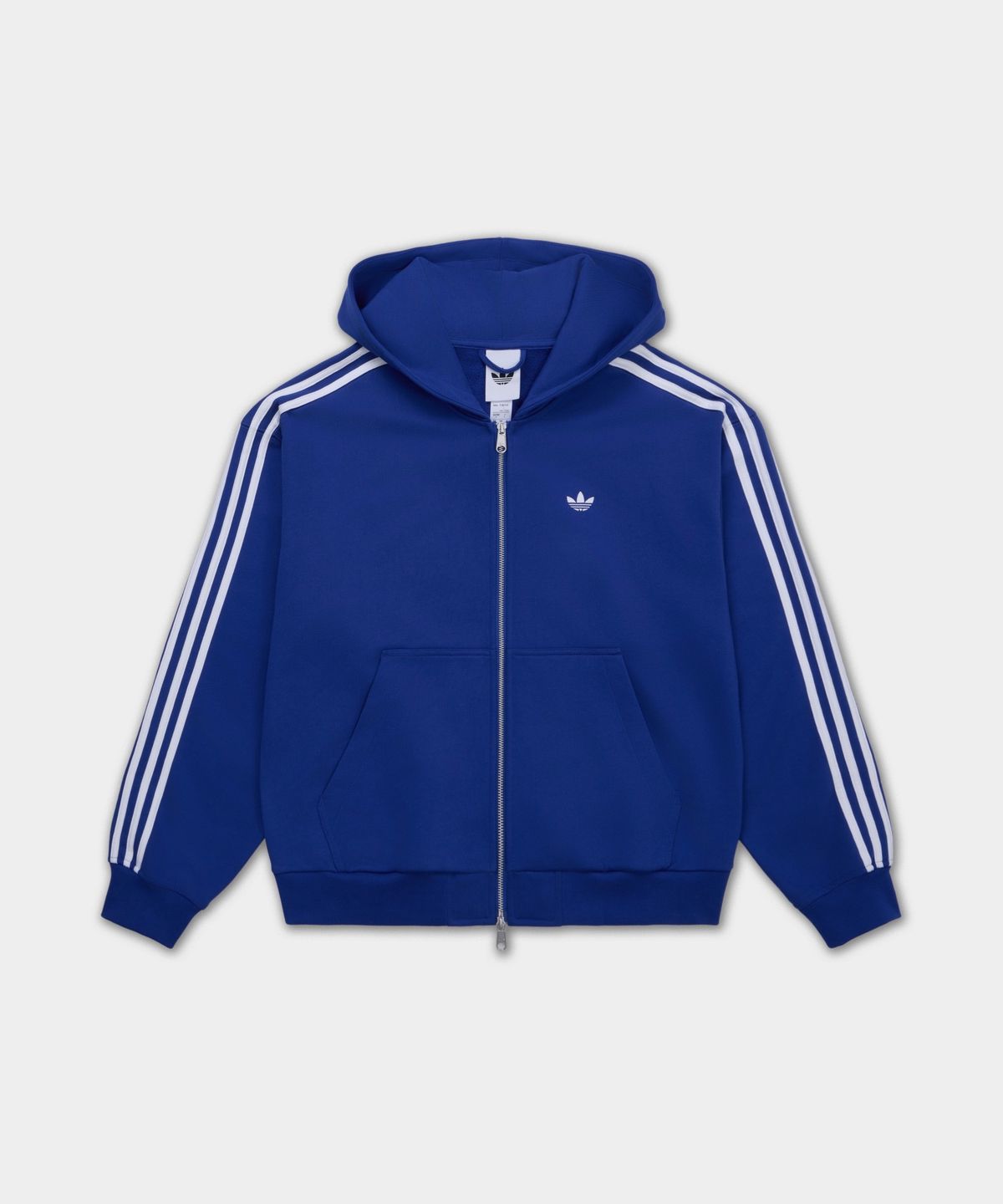 아디다스(ADIDAS) 후드 집업 - 로얄블루:화이트 / KC9318