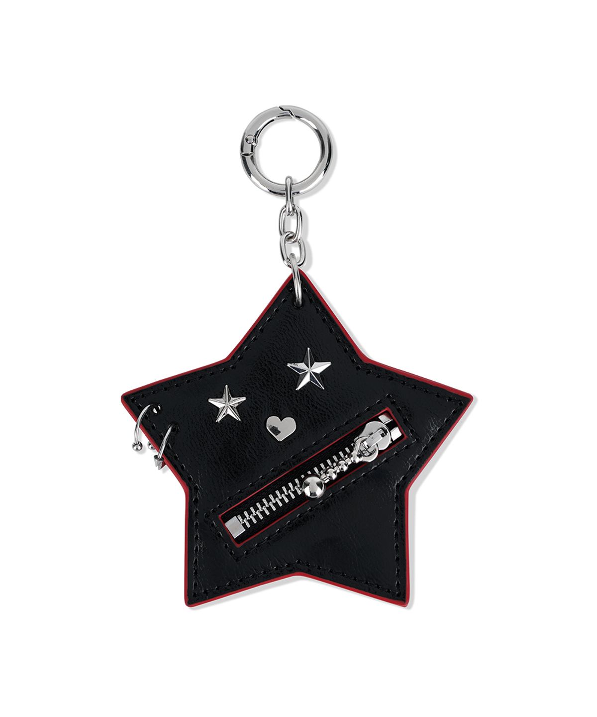 마하그리드(MAHAGRID) PIERCING STAR KEYRING BLACK(MG2FFMAB92A)