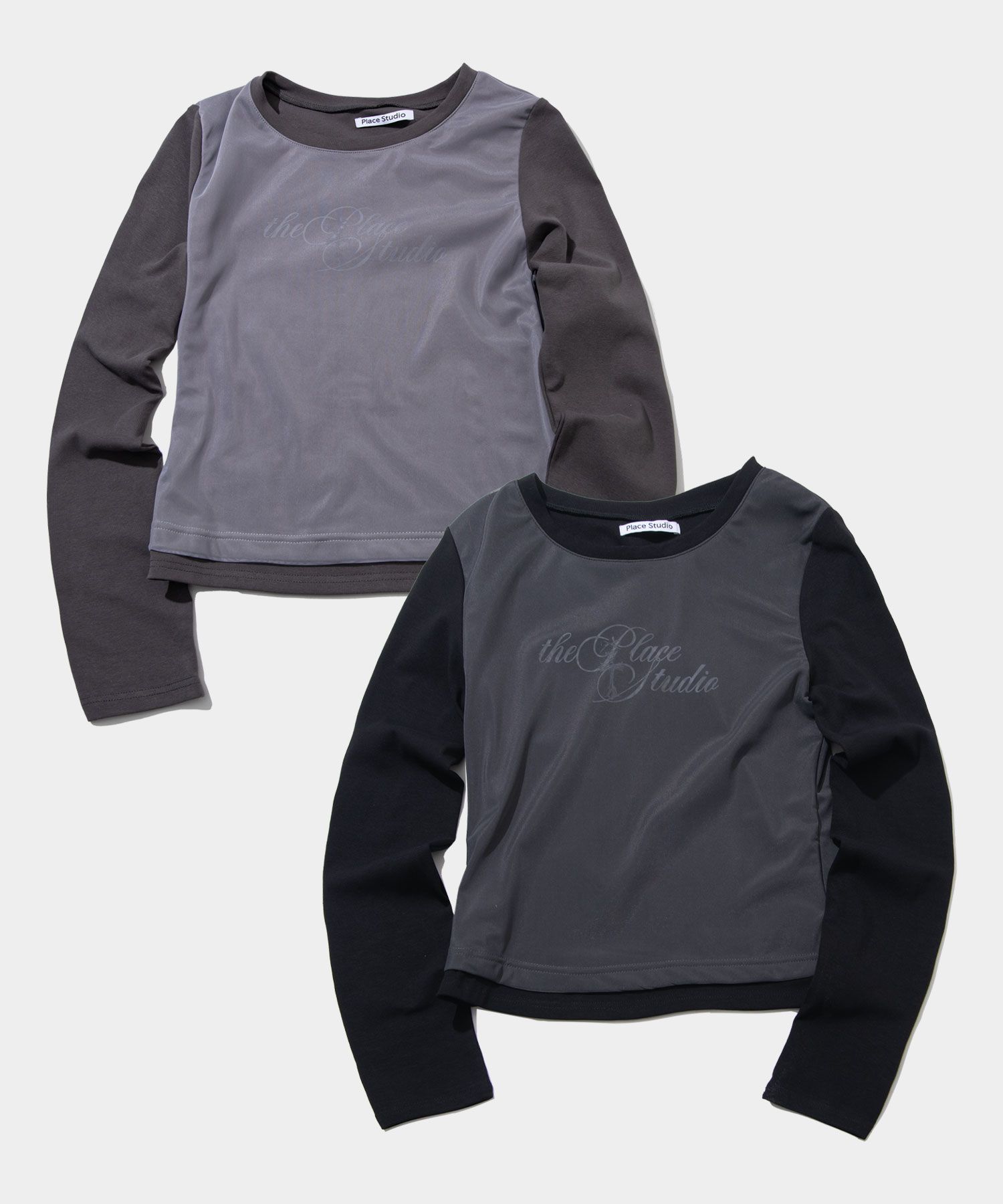 Tシャツ・カットソー *MUSINSA STANDARD* Layered Crew Neck Long Sleeve T-ShirtRegu Shop Tops at MUSINSA