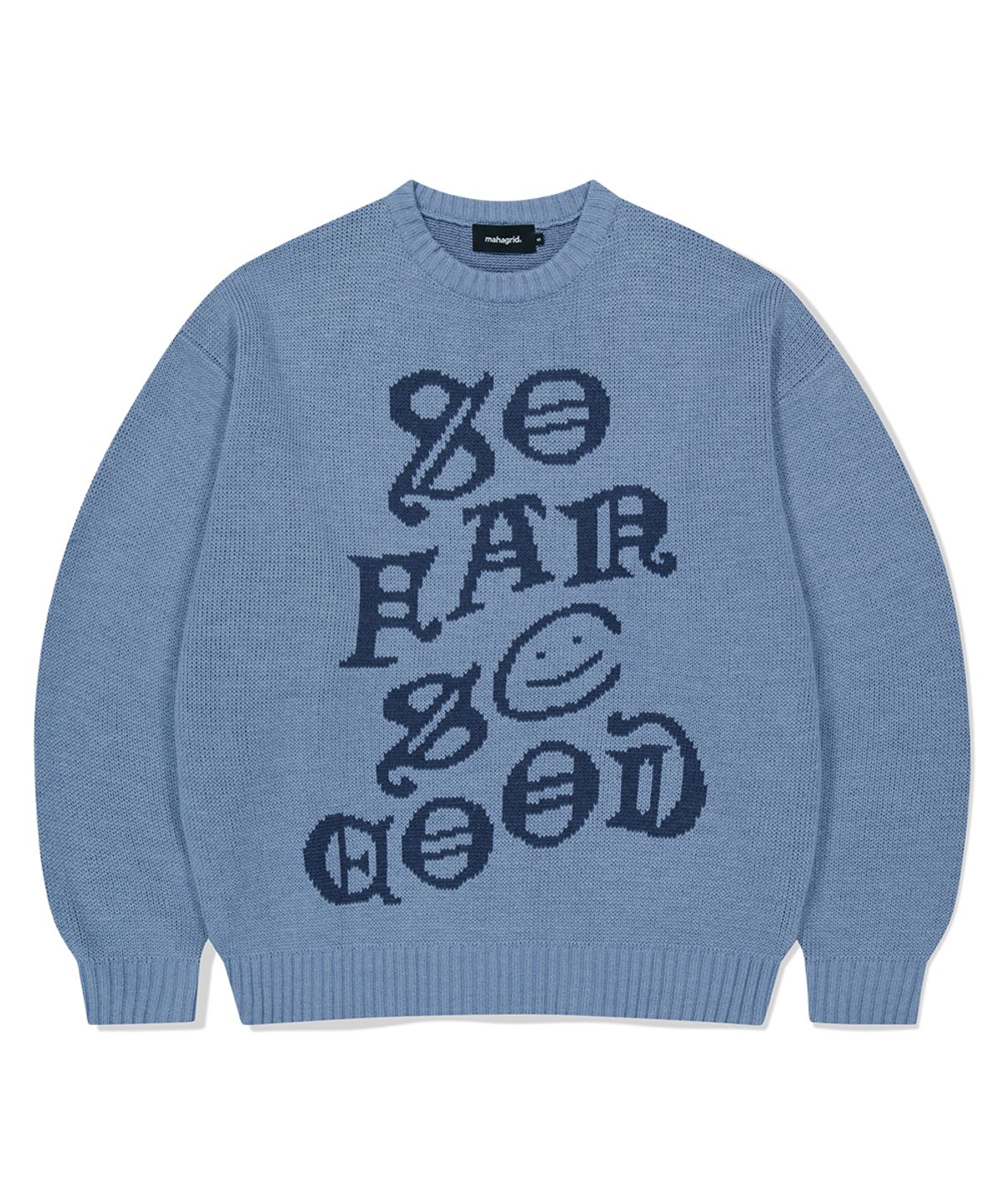 마하그리드(MAHAGRID) SO FAR SO GOOD KNIT SWEATER BLUE(MG2FFMK601A)