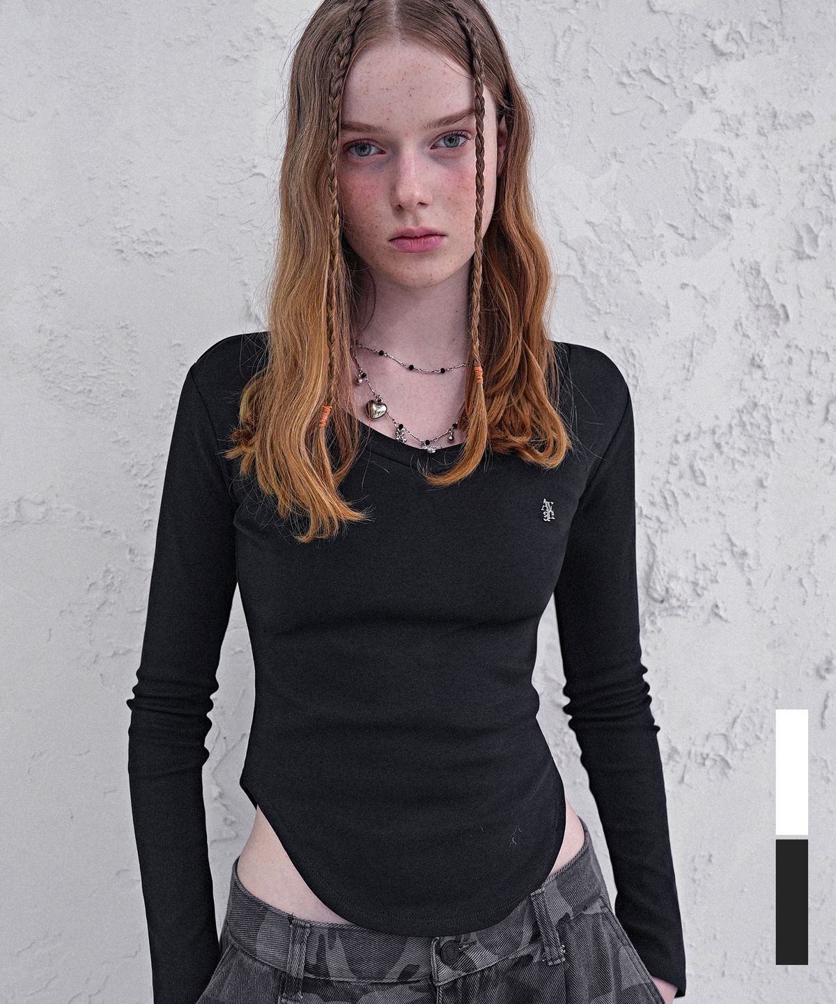 어반드레스(AVANDRESS) Line Sculpt Top_2Colors